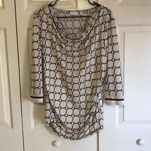 NY&C 👚 blouse gold/black 3/4 sleeve